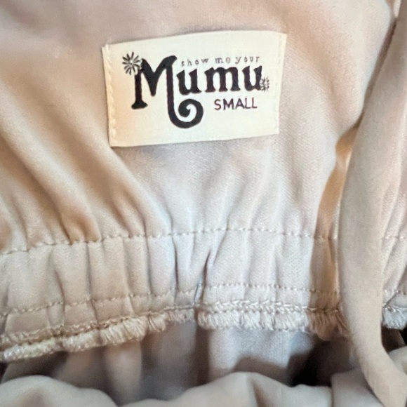 Show Me Your Mumu Caitlin Ruffle Maxi Dress inLily Shower Size small - Picture 5 of 5